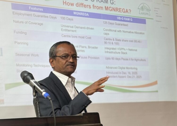 Workshop held for media on VB-G RAM G