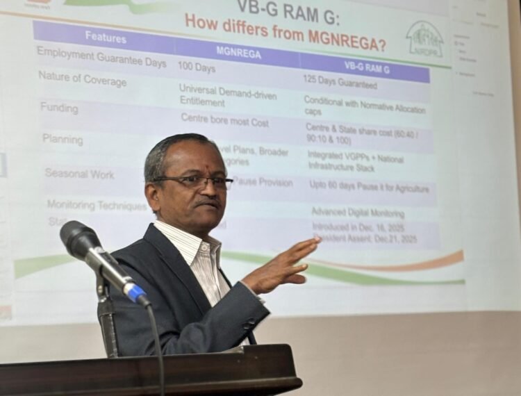 Workshop held for media on VB-G RAM G