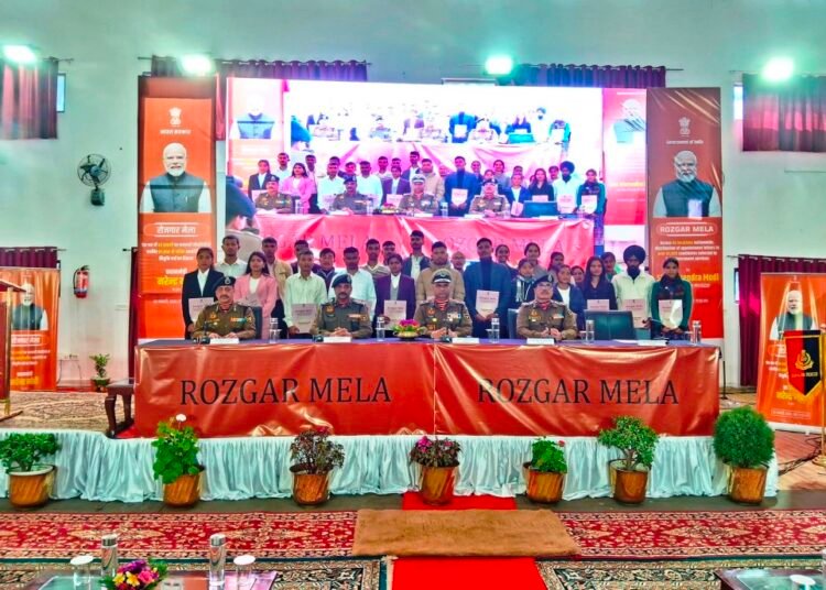 155 new recruits receive appointment letters at Rozgar Mela in Shillong