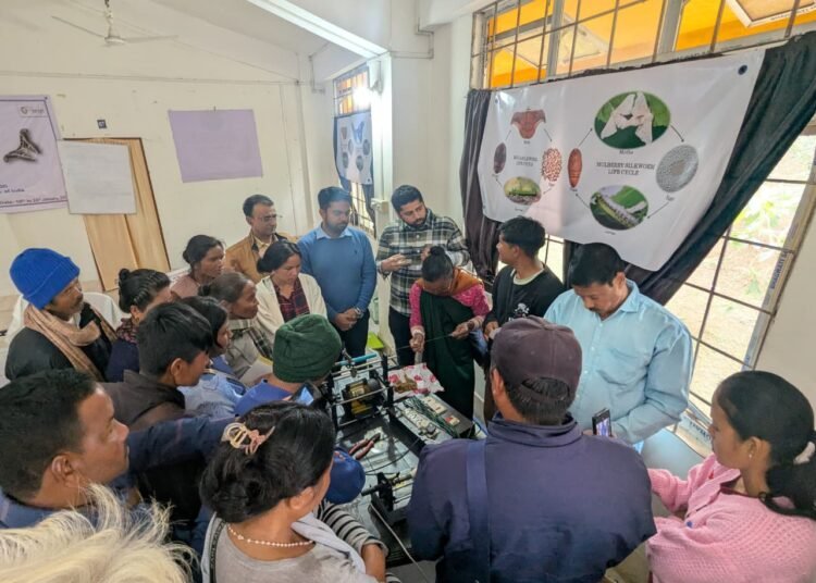 Tech orientation training prog on muga sericulture concludes