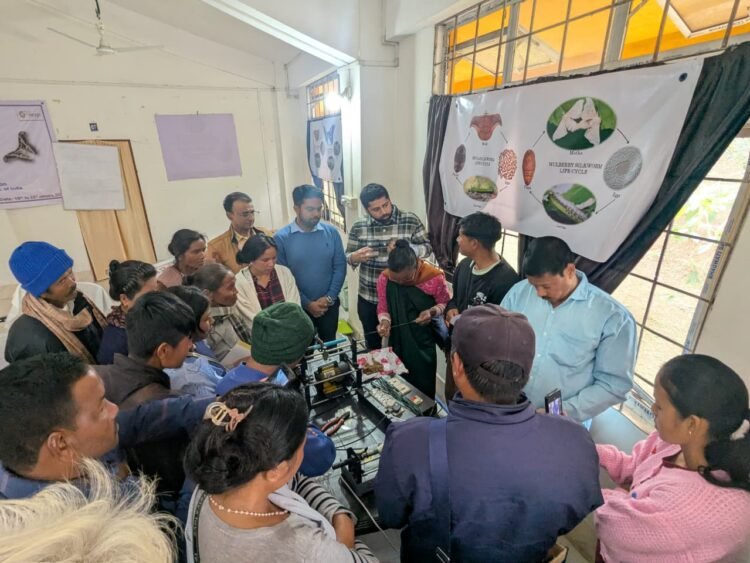 Tech orientation training prog on muga sericulture concludes