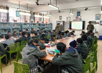 KV Umroi Cantt participates in Universal Postal Union competition