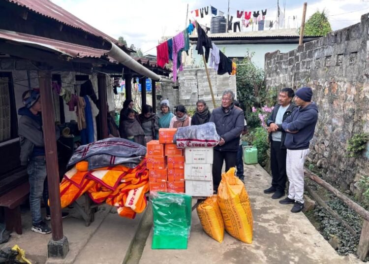Indian Red Cross Society aids fire victims in Mawlai