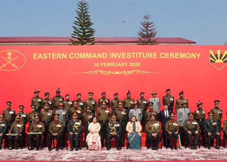 Eastern Command investiture ceremony held at Umroi Military Station