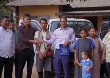 Student, waste management vehicles launched by Rymbui