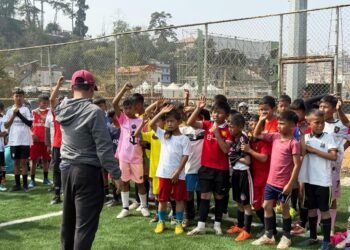 Huge turnout of boys for Meghalaya Football Association Academy trials