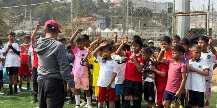 Huge turnout of boys for Meghalaya Football Association Academy trials