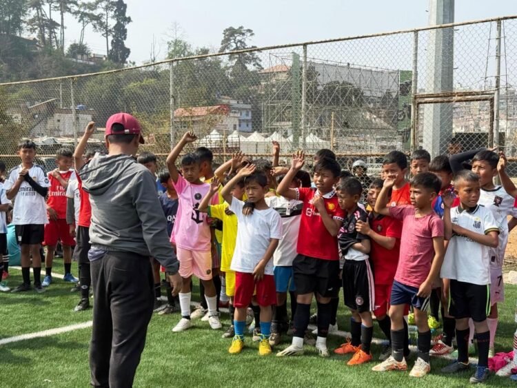 Huge turnout of boys for Meghalaya Football Association Academy trials