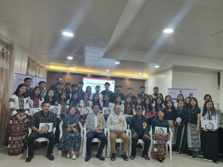 Inter-state exchange ends for visiting Mizoram youth