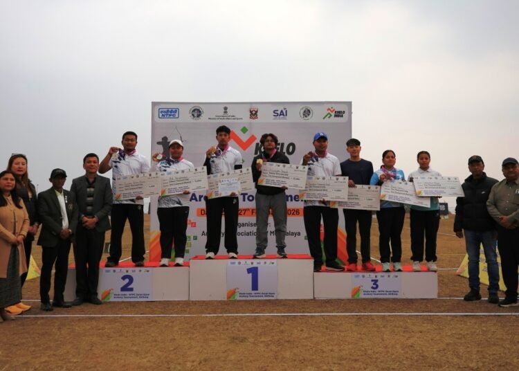 Nakibansharai misses out on bronze by whisker at NTPC Khelo India North East Zone Open Archery Tournament