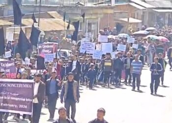 Villagers rally to condemn murder of 25-yr-old