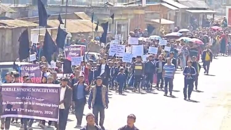 Villagers rally to condemn murder of 25-yr-old