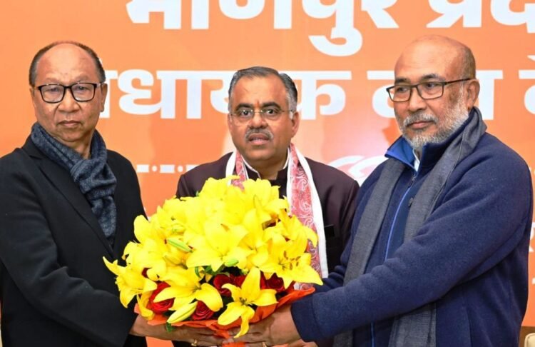 Manipur set to get new CM as Y Khemchand Singh named legislative party leader