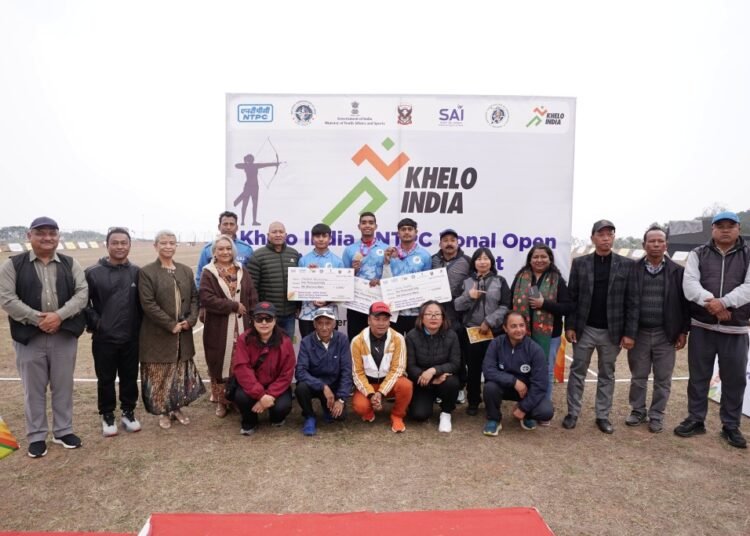 Meghalaya’s Devraj wins Gold in recurve at Khelo India NE Zone Open Archery Tournament