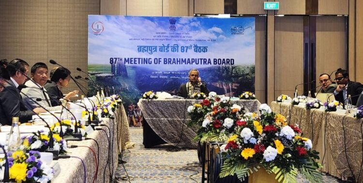 Shillong hosts 87th meeting of Brahmaputra Board