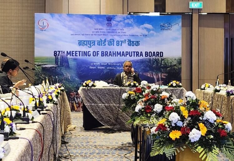 Shillong hosts 87th meeting of Brahmaputra Board
