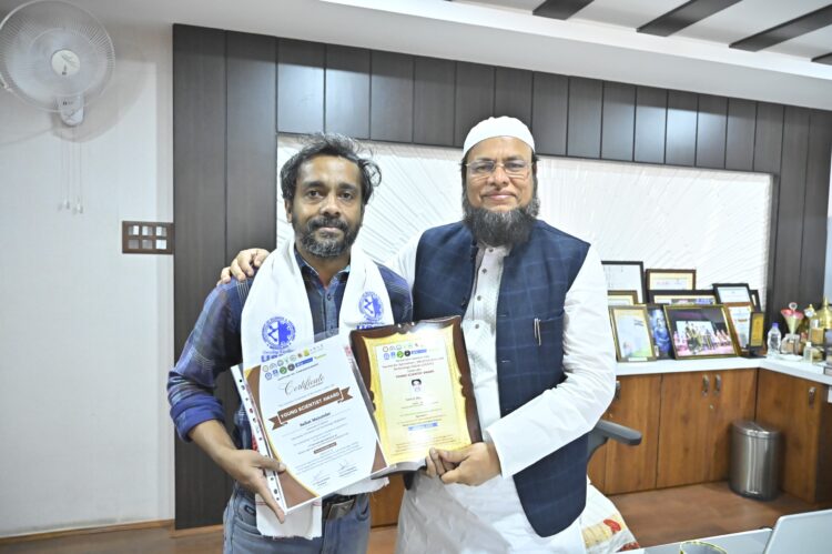 USTM Assistant Prof bestowed with prestigious Young Scientist Award