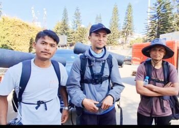 Youths walk from Tura to Shillong to spread msg on positive living