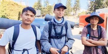 Youths walk from Tura to Shillong to spread msg on positive living