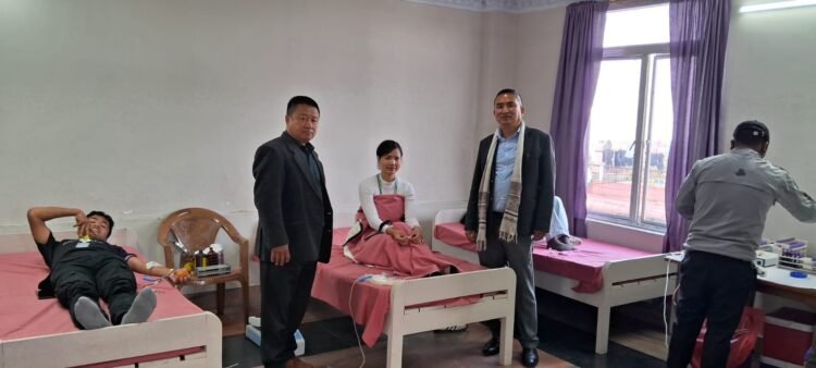 Mizos celebrate statehood day with blood donation in Shillong