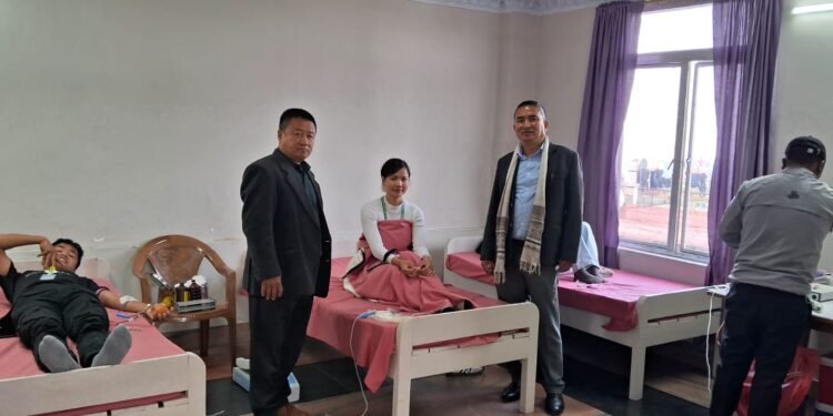 Mizos celebrate statehood day with blood donation in Shillong