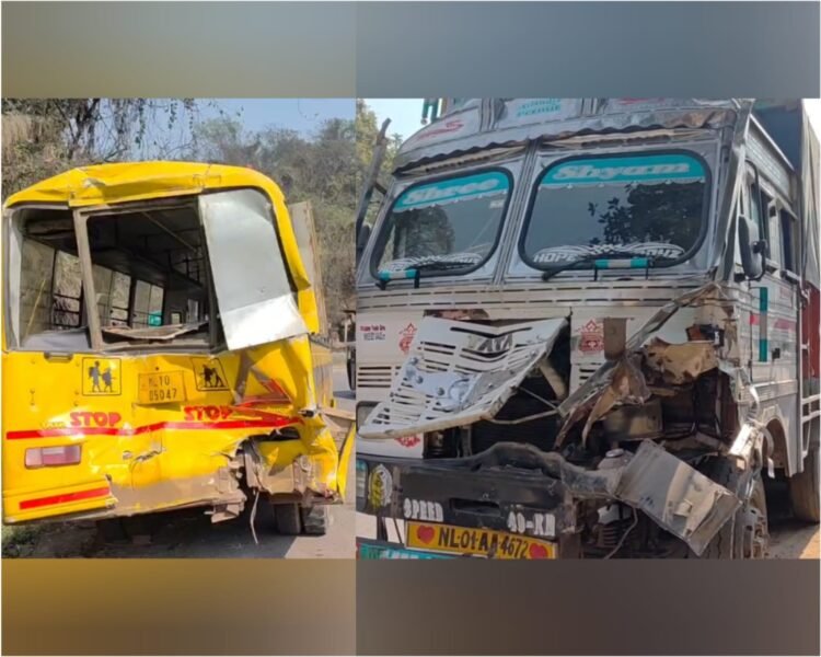 1 student dead, several injured as truck rams school bus in Ri Bhoi