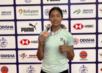 Anrisha Klein claims bronze in high jump at 1st Indoor Athletic C’ship