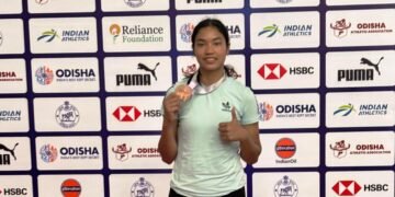 Anrisha Klein claims bronze in high jump at 1st Indoor Athletic C’ship