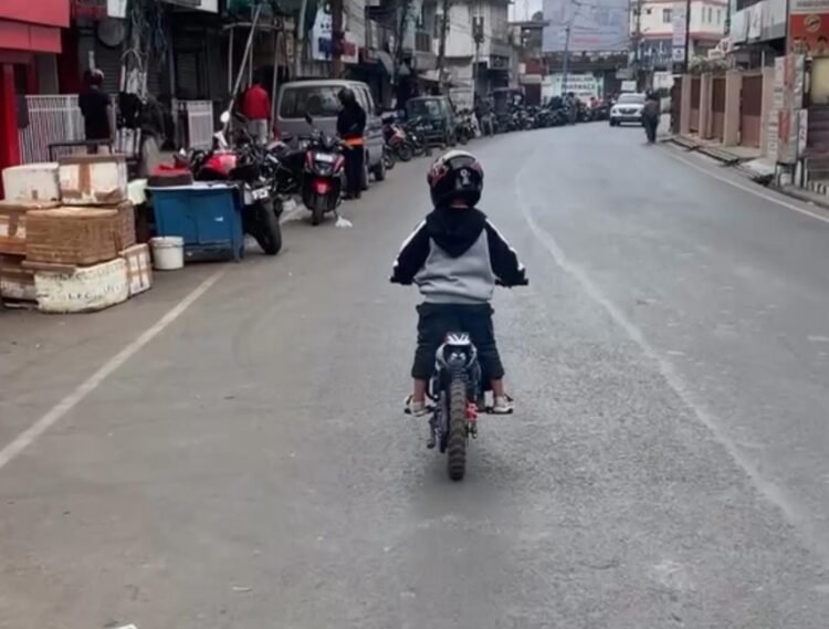 Reckless: Minor’s antics on dirt bike in Laitumkhrah shocking