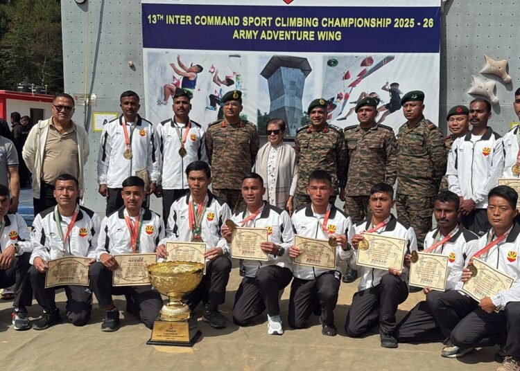Eastern Command win Army’s first NE climbing c’ship