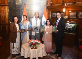 Governor unveils 4 books by NEHU profs