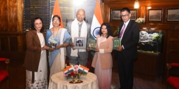 Governor unveils 4 books by NEHU profs