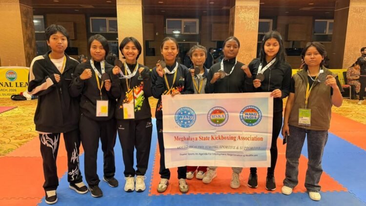 Meghalaya returns from Khelo India women’s kickboxing with 14 medals