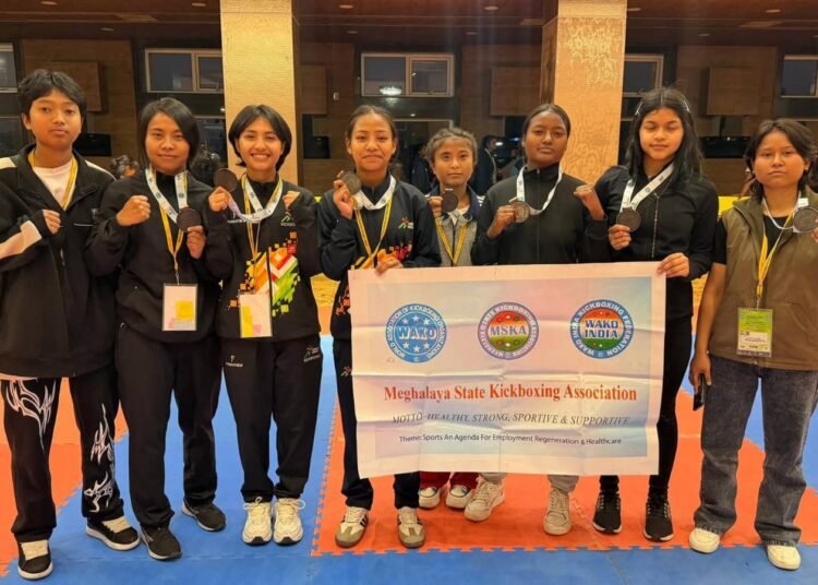 Meghalaya returns from Khelo India women’s kickboxing with 14 medals