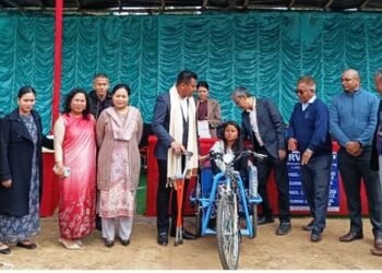 Free aids distributed for villages in Laitkroh block