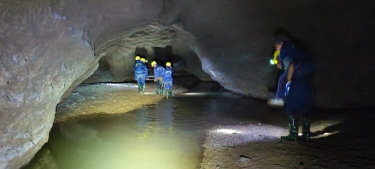 NCC cadets explore Liat Prah cave