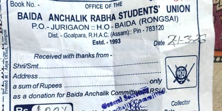 NGOs in Garo Hills file complaint against Rabha student union for extortion
