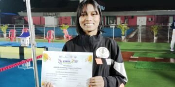 Pdiangsuklang wins bronze at East Zone Women’s Swimming League