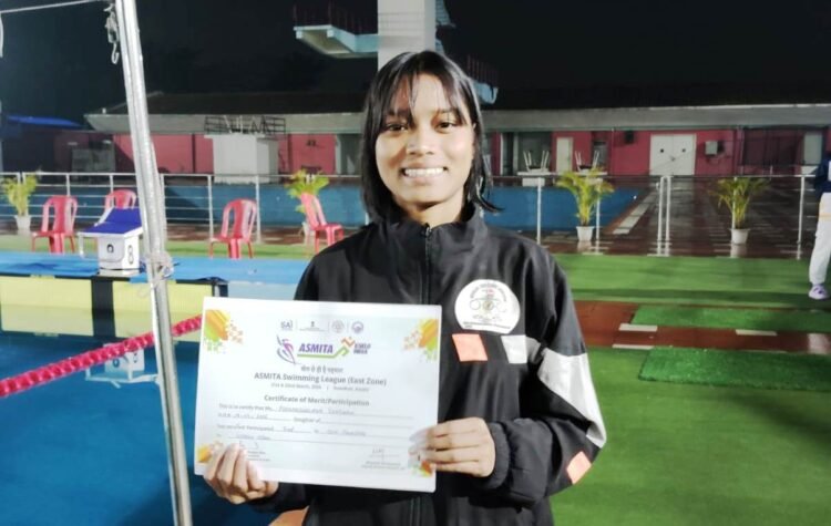 Pdiangsuklang wins bronze at East Zone Women’s Swimming League