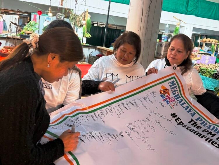Mahila Congress launches signature campaign for transparency in Epstein files allegations