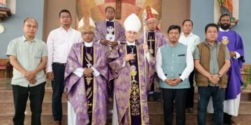 Vatican ambassador celebrates mass in Tura