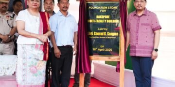 Foundation stone laid for multi-facility building in Dakopgre