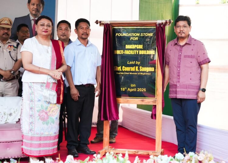 Foundation stone laid for multi-facility building in Dakopgre