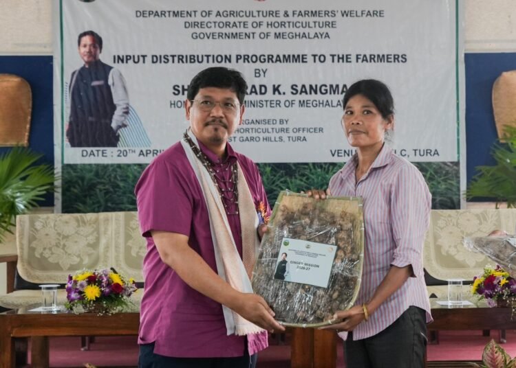 Input distribution programme held for farmers in Tura