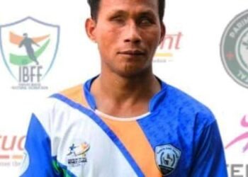 Klingson Marak sets off for Japan with Indian national blind football team