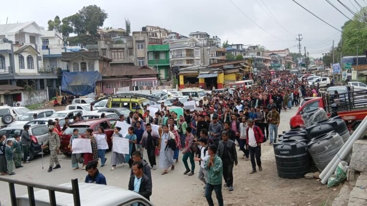 Villagers march on JHADC over controversial headman