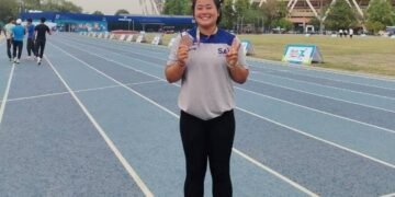 Melibad Kro wins bronze at hammer throw in Delhi