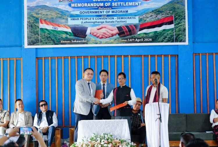 Mizoram govt signs peace accord with Hmar group, ending insurgency in state