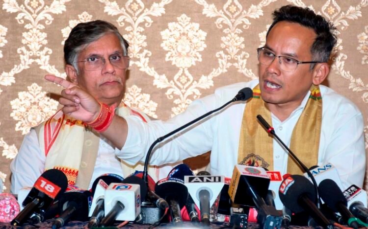 Swear on Bhagavad Gita: Gogoi dares Assam CM Himanta to deny wife’s multiple passports, assets