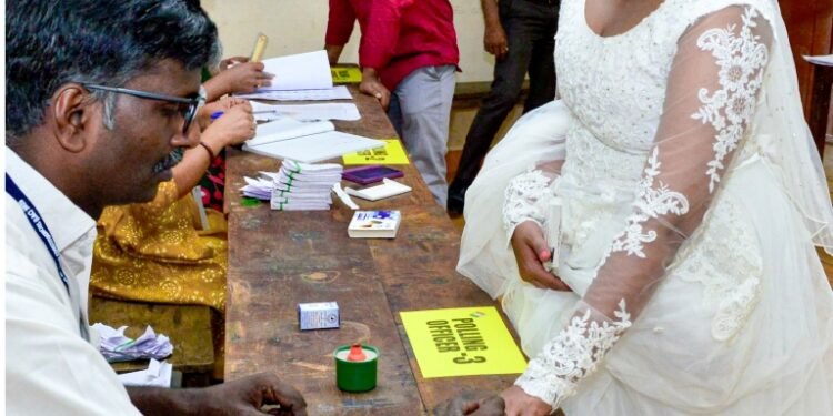 Record voter turnout in Assembly polls: 85 pc in Assam, 89 pc in Puducherry